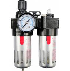 Luftdruckregler 1/2", 0-1MPa, mit Filter und Schmierung