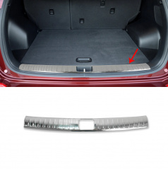Edelstahlabdeckung für die Ladekante im Kofferraum des Hyundai Tucson III 2015+