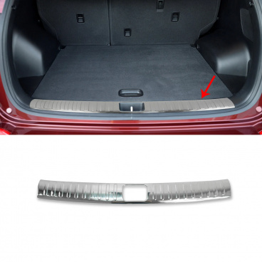 Edelstahlabdeckung für die Ladekante im Kofferraum des Hyundai Tucson III 2015+ Edelstahlabdeckung für die Ladekante im Kofferraum des Hyundai Tucson III 2015+