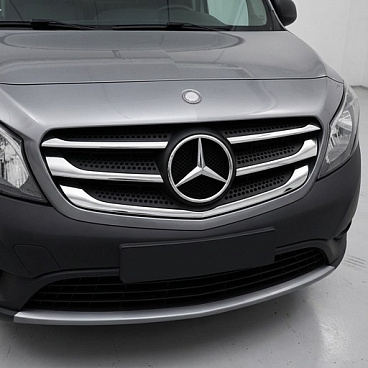 Mercedes Citan 2012-2021 Frontverkleidungslamellen aus Edelstahl Mercedes Citan 2012-2021 Frontverkleidungslamellen aus Edelstahl