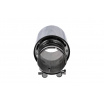 Endrohr 89mm Eingang 76mm Poliert