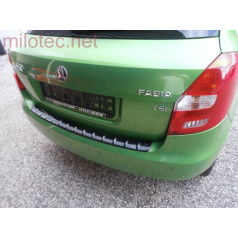 Fünfte Türschwelle mit Vorsprüngen, ABS-Schwarzmetallic Škoda Fabia II Limousine