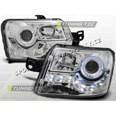 FIAT PANDA 03 – KLARES FRONTLICHT, TAGESLICHT, LED, CHROM