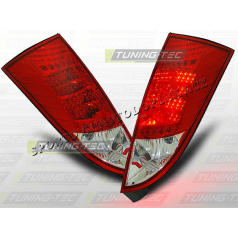 FORD FOCUS MK1 1998–04 LED-HECKLEUCHTEN ROT WEISS