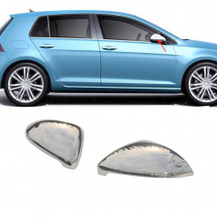 Spiegelabdeckungen aus Edelstahl für VW Golf VII 2013-19, Touran 2015+