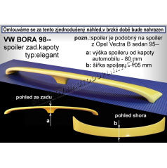 VOLKSWAGEN BORA (98+) Heckspoiler. Hauben (EU-Homologation)