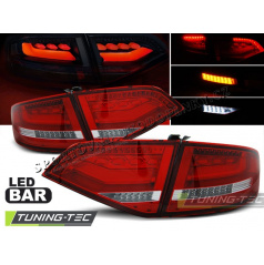 Audi A4 B8 2008-11 Limousine Rückleuchte rot-weiße LED