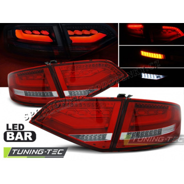 Audi A4 B8 2008-11 Limousine Rückleuchte rot-weiße LED