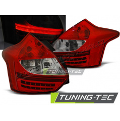 Rückleuchte für Ford Focus 3 2011- Schrägheck, rote weiße LED