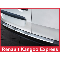 Edelstahlabdeckung - Schwellenschutz für die hintere Stoßstange Renault Kangoo Express 2012-16