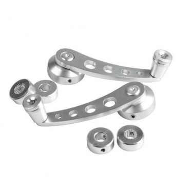 Alu-Bodengriffe zum Absenken von Fenstern 10 cm 2 Stk