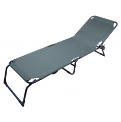 Klappbarer Camping-Liegestuhl BERLIN grau