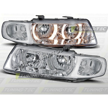 SEAT LEON/TOLEDO 1999–04 KLARE VORDERE LICHTER ANGEL EYES CHROM SEAT LEON/TOLEDO 1999–04 KLARE VORDERE LICHTER ANGEL EYES CHROM