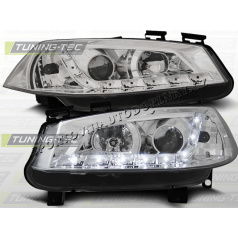 RENAULT MEGANE II 2002–05 KLARES FRONTLICHT, TAGESLICHT, LED, CHROM