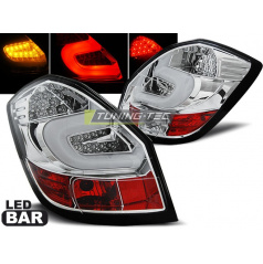 Skoda Fabia 2 2007-06.14 verchromte LED BAR-Rückleuchten