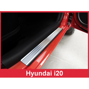 Einstiegsleisten aus Edelstahl, 2 Stück, Hyundai i20 2009–16