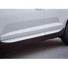 Seitentürleisten M-TRACK - Silber matt - Škoda Karoq vonv. 2017