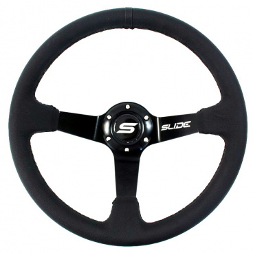 Sportlenkrad WRC Leder schwarz 350 mm