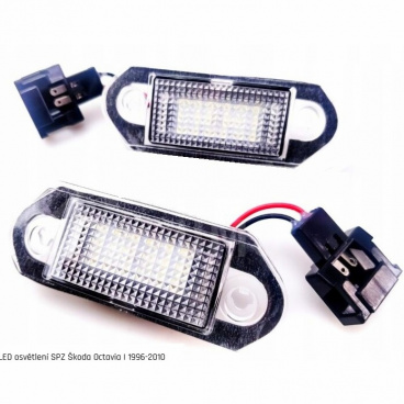 LED-Beleuchtung für das hintere Kennzeichen Škoda Octavia I 1996-2010, VW Golf III LED-Beleuchtung für das hintere Kennzeichen Škoda Octavia I 1996-2010, VW Golf III