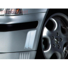 Seitenschlitze der vorderen Stoßstange, ABS-schwarz, Škoda Octavia