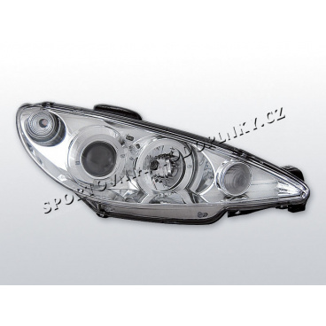 PEUGEOT 206 98-02 ANGEL EYES CHROM (LPPE06) PEUGEOT 206 98-02 ANGEL EYES CHROM (LPPE06)