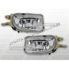 Nebelscheinwerfer vorne für Mercedes CLK W 208 1997–02, Chrom