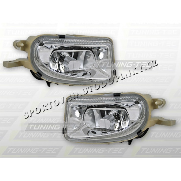 Nebelscheinwerfer vorne für Mercedes CLK W 208 1997–02, Chrom