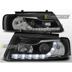 VW PASSAT B5 1996–00 FRONT CLEAR LIGHTS DAYLIGHT LED BLACKVehicle Parts & Accessories, Car Parts, External Lights & Indicators!