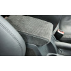 Škoda Octavia II 04-09 – PERFORIERTER Jumbo-Box-Armlehnenbezug aus ALACANTARA – SCHWARZ/WEISS