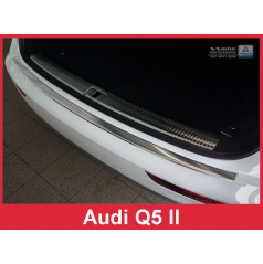 Edelstahlabdeckung - Schwellenschutz für die hintere Stoßstange Audi Q5 II 2016+