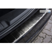 Edelstahlabdeckung - schwarzer Schwellenschutz für die Heckstoßstange des Volkswagen Sharan II 2010+