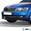 Polierter Edelstahlstreifen der unteren Frontschürze Omtec Škoda Octavia III 2013+