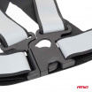Reflektierende Gurte, schwarz universell AMiO-03938