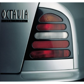 Milotec Rücklichtabdeckungen (Masken) – ABS Carbon, Škoda Octavia Limousine