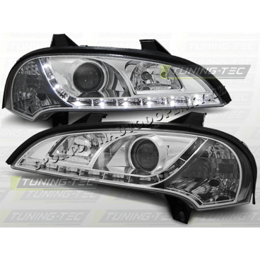 OPEL TIGRA 1994–00 KLARES FRONTLICHT, TAGESLICHT, LED, CHROM OPEL TIGRA 1994–00 KLARES FRONTLICHT, TAGESLICHT, LED, CHROM