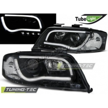 Audi A6 06.2001-05.2004 VORDERE KLARE LED-RÖHRENLICHTER SCHWARZ