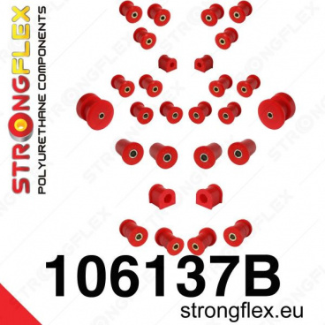 Mazda MX5 1999-05 StrongFlex kompletter Satz Silentblöcke 28-tlg Mazda MX5 1999-05 StrongFlex kompletter Satz Silentblöcke 28-tlg