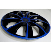 Radkappen Quad Bicolor Blue 13-16"