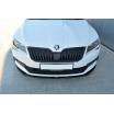 Spoiler unter der vorderen Stoßstange ver.2 für Škoda Superb Mk3, Maxton Design (ABS-Kunststoff ohne Oberflächenbehandlung)