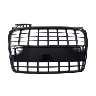 Grill Audi A4 B7 S8-Stil Glänzend Schwarz