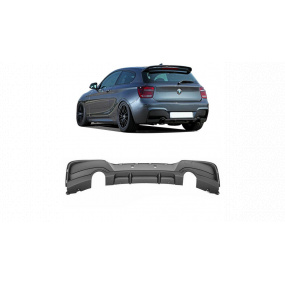 BMW 1 F20 F21 Diffusor Hinten Matt Schwarz