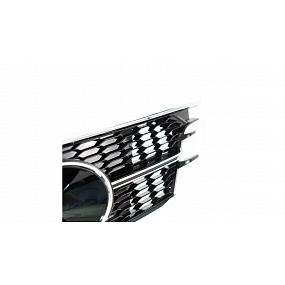 Ramka halogenów Audi A6 C7 Facelift Gloss Black