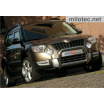 Milotec-Scheinwerferabdeckungen (Wolken) – ABS – Silber matt, Škoda Yeti 09/2009 –