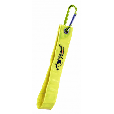 Anhänger mit Karabiner reflektierend gelb S.O.R. Anhänger mit Karabiner reflektierend gelb S.O.R.